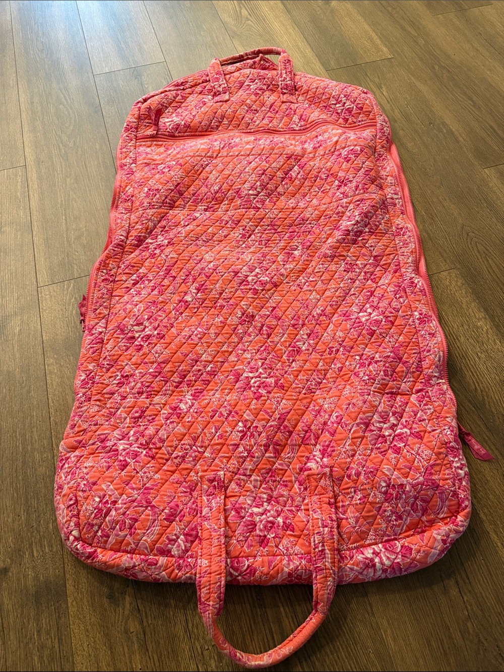 Vera Bradley Quilted Floral Garment Bag - Pink - Picture 2 of 4